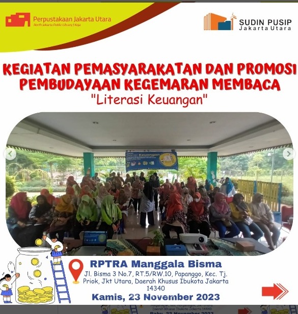 Yuk Belajar Literasi Keuangan Bareng Sudin Pusip Jakarta Utara